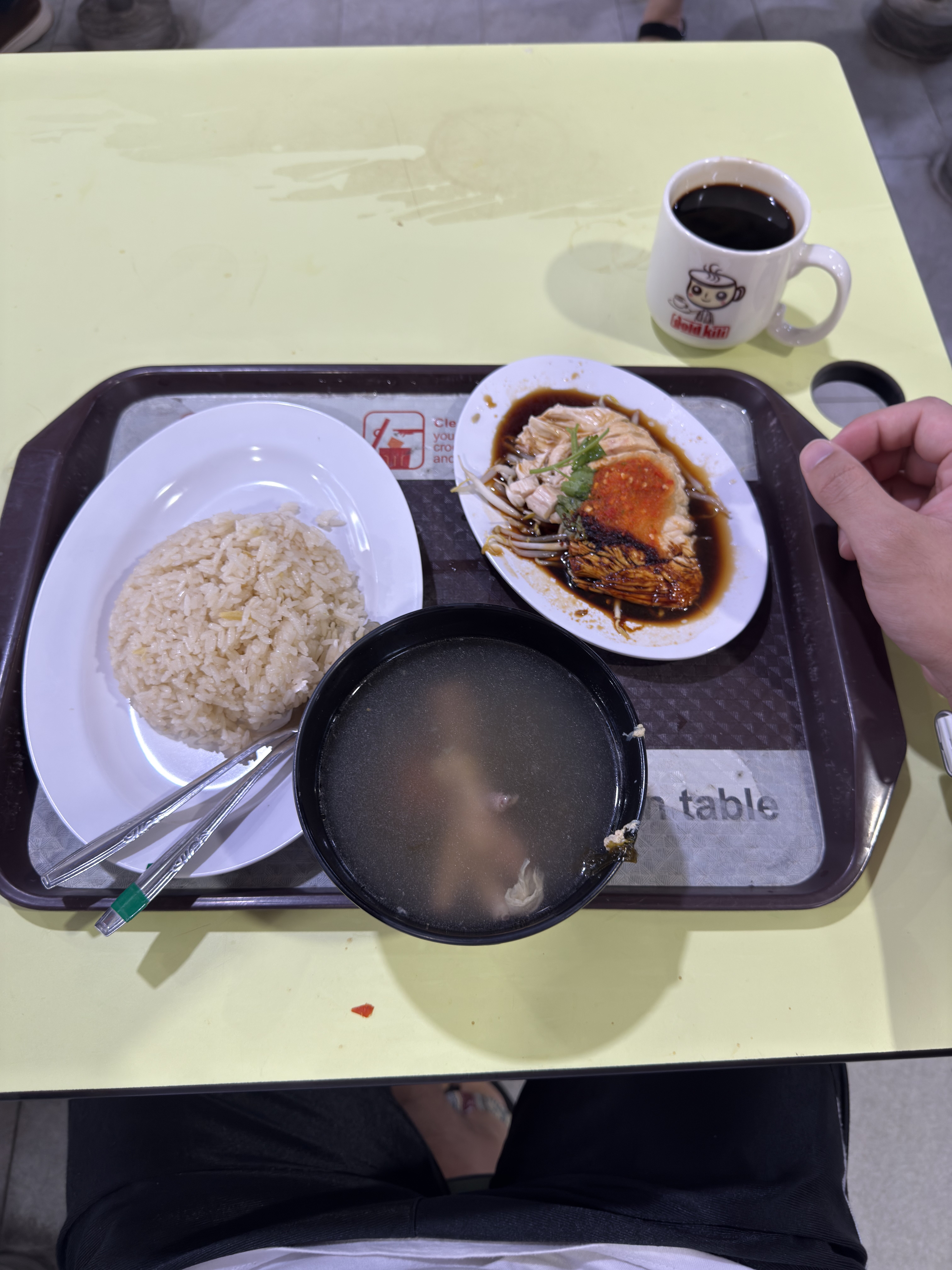 鸡饭,一盘