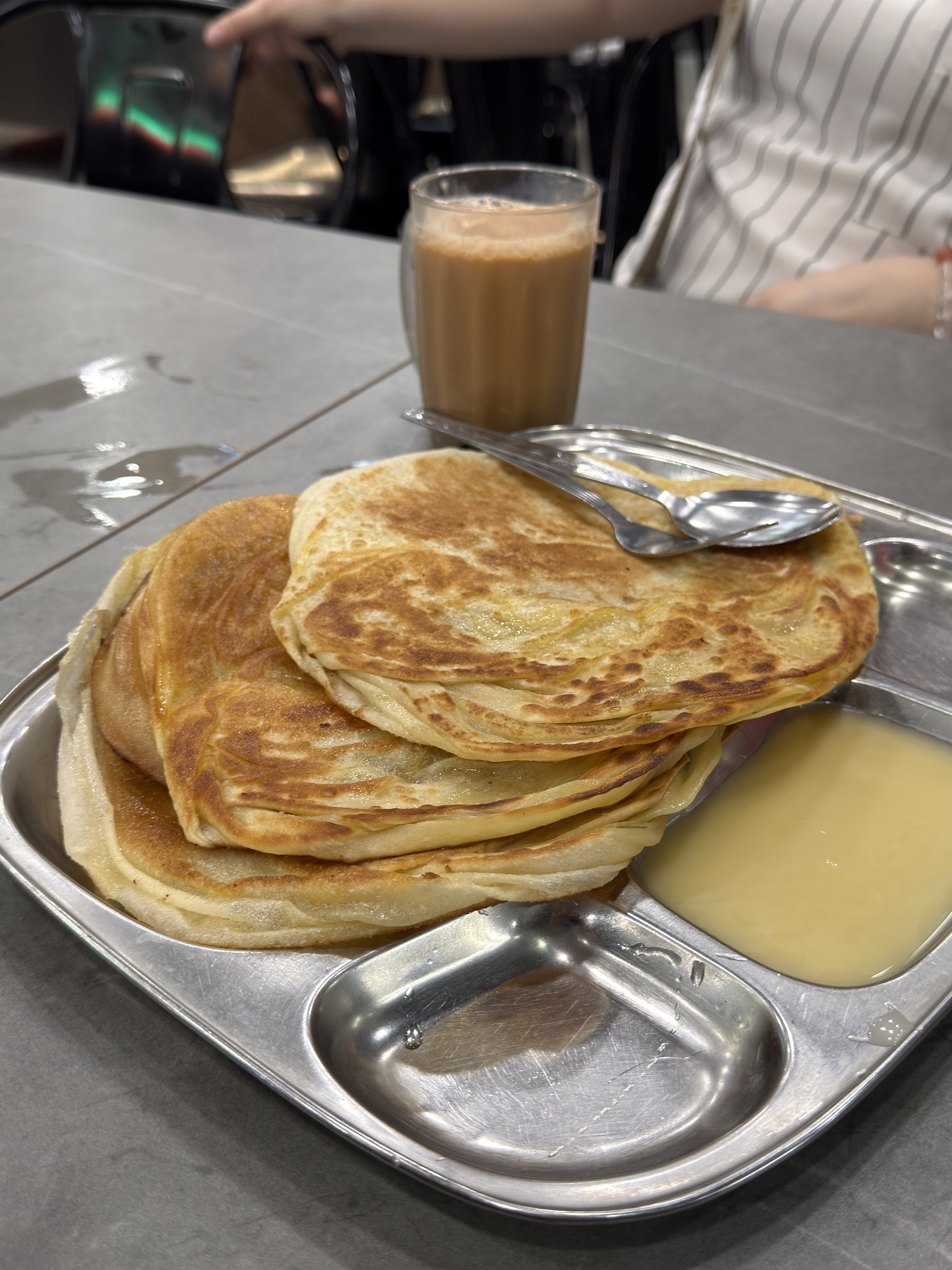rOTI BOOM they were so big that day... honestly, usually it is just a palm size ngl