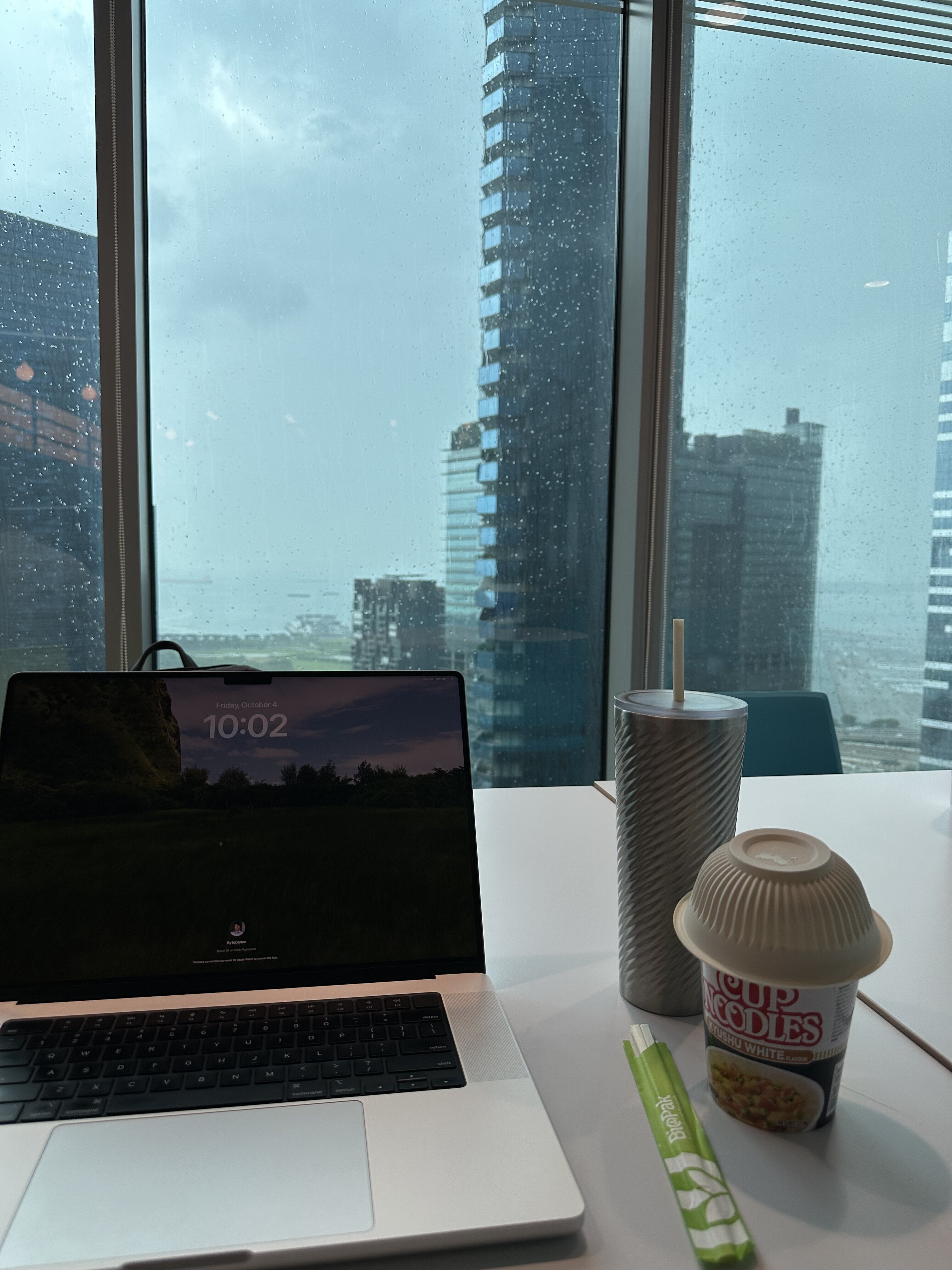 a kyushu white instant noodle to start my friday …