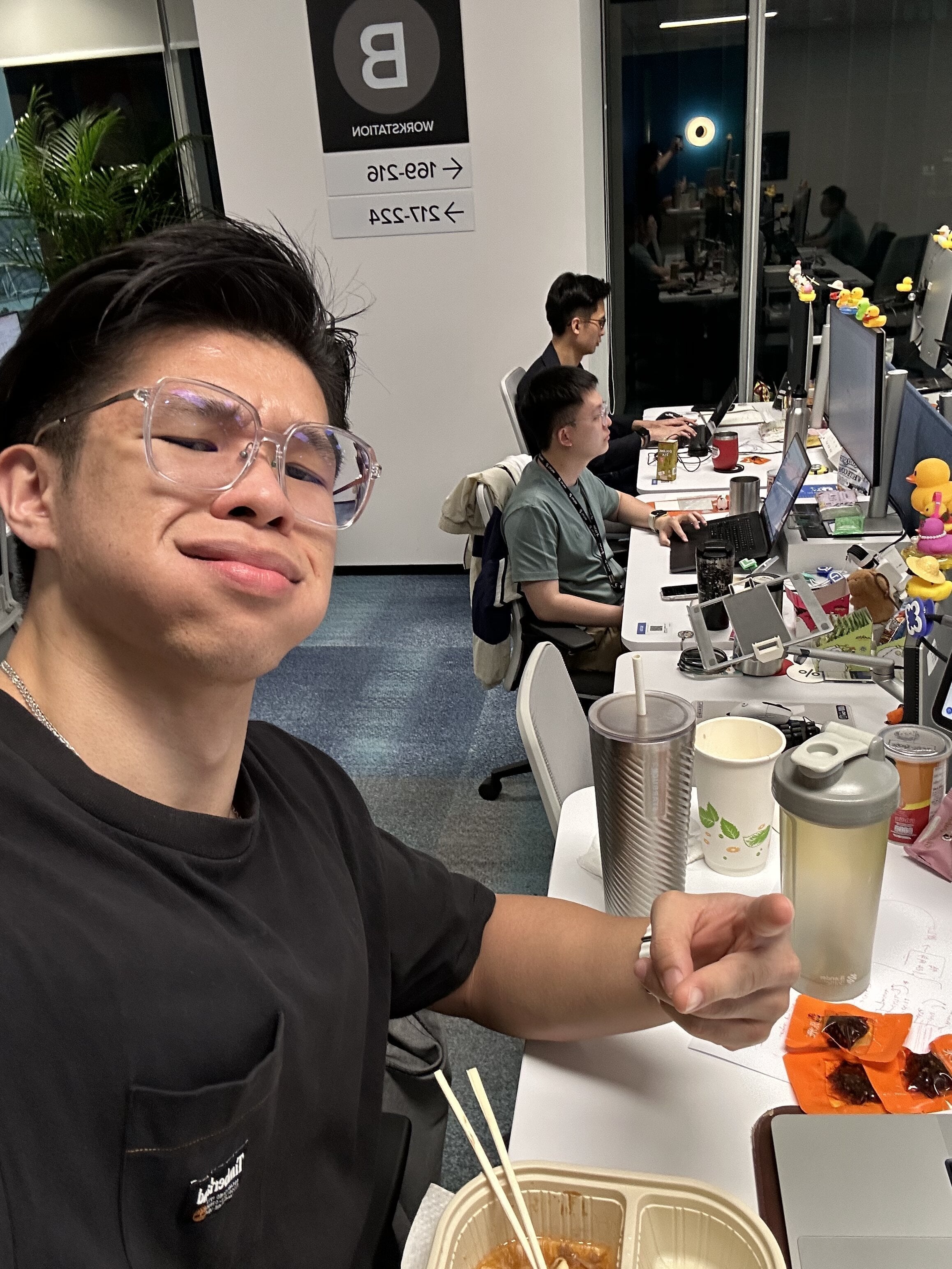 the last row squat - missing tian qing tho…