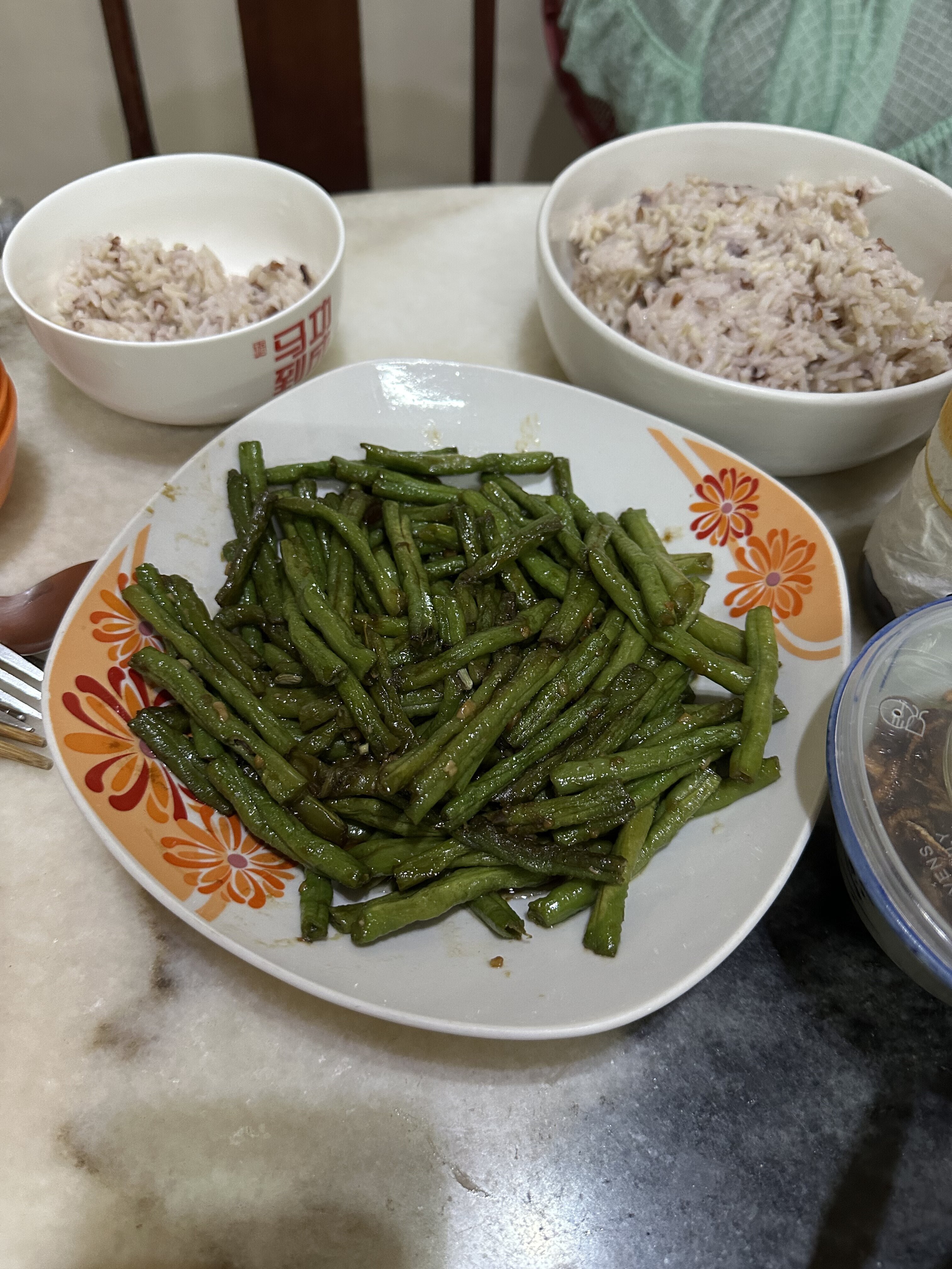 爷爷种的长豆~ so grateful for these homegrown gems.