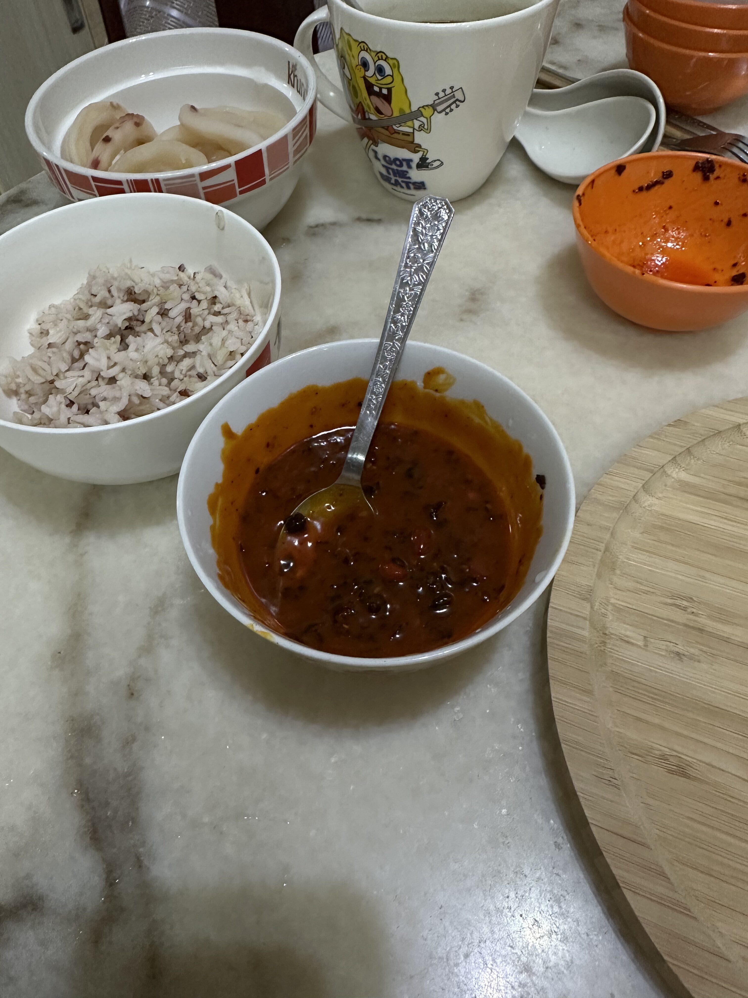 姐姐调配的酱料 好吃！