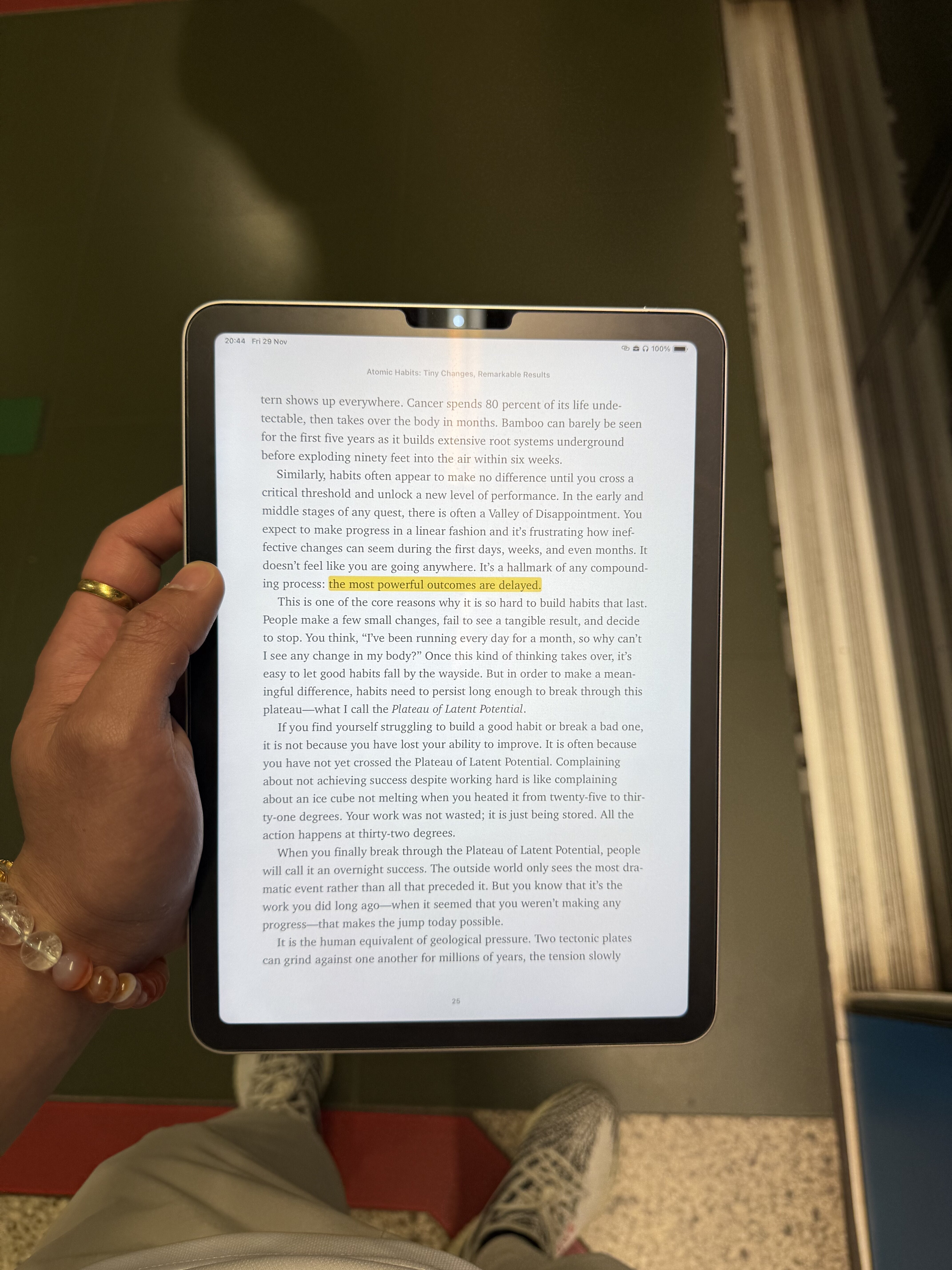 the most powerful outcomes are delayed