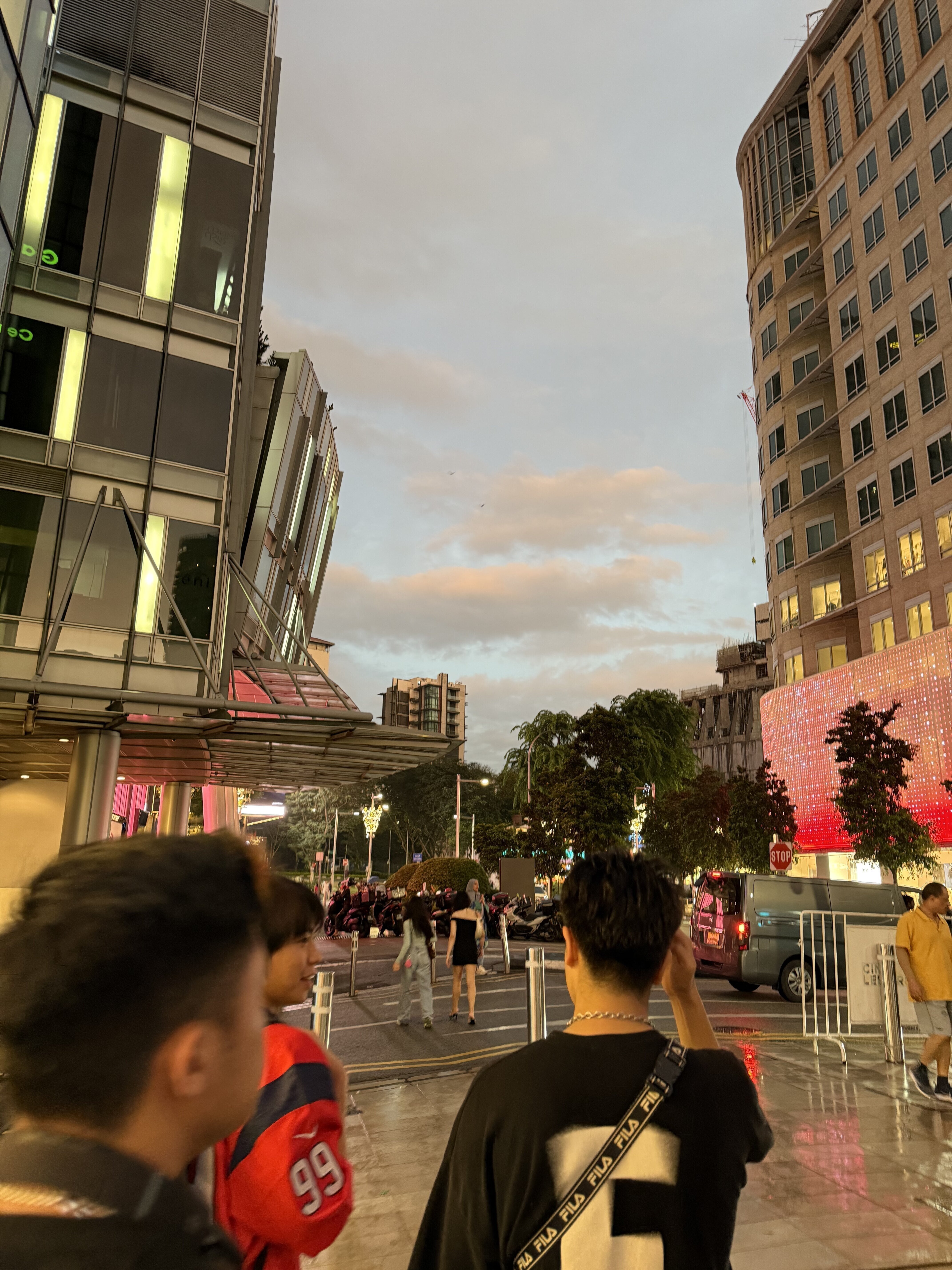 explored the city-it rained in the evening, adding a calm vibe.