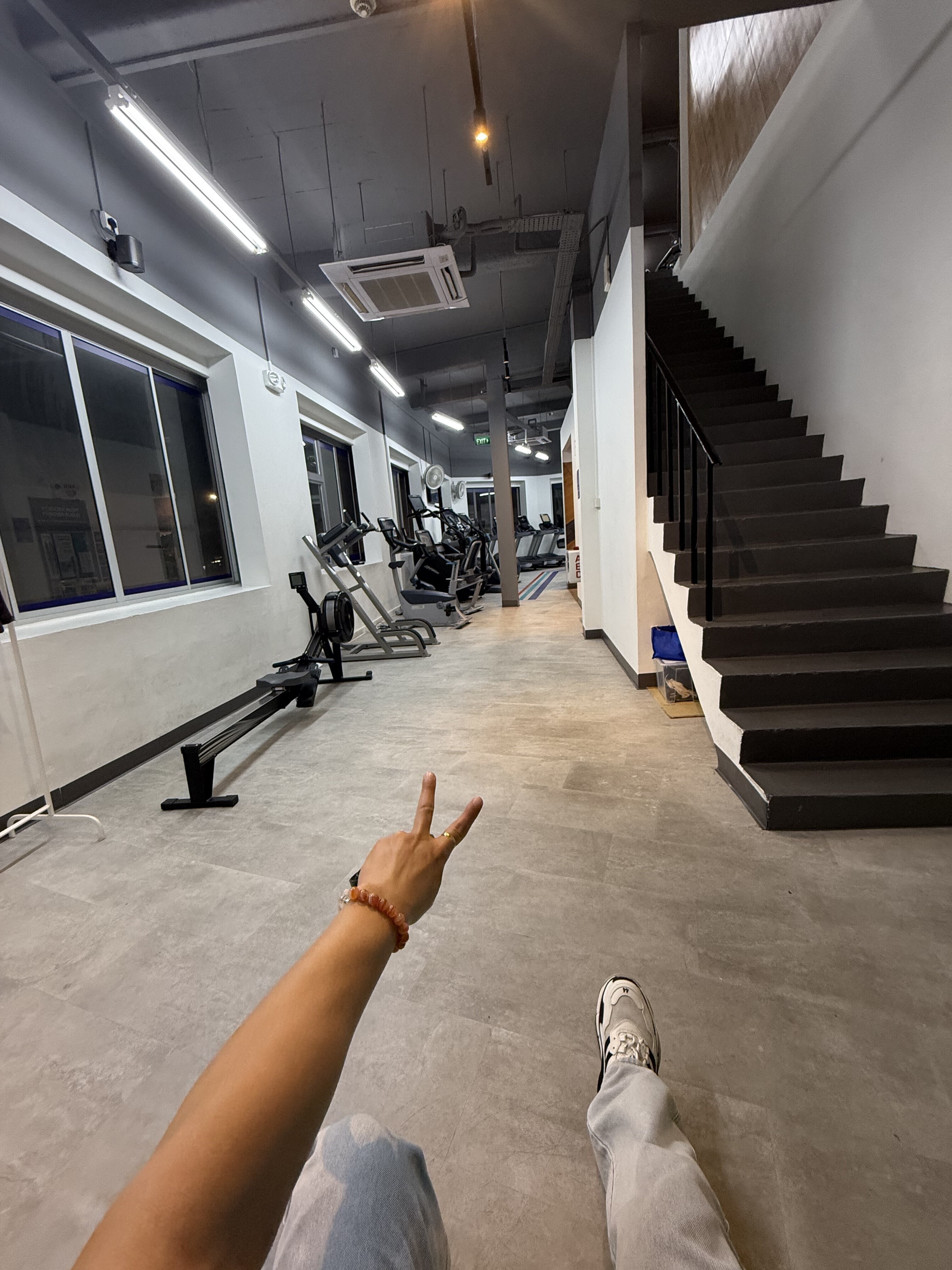 guess what i did post-performance? gym time, and it was leg day! dedication, always.