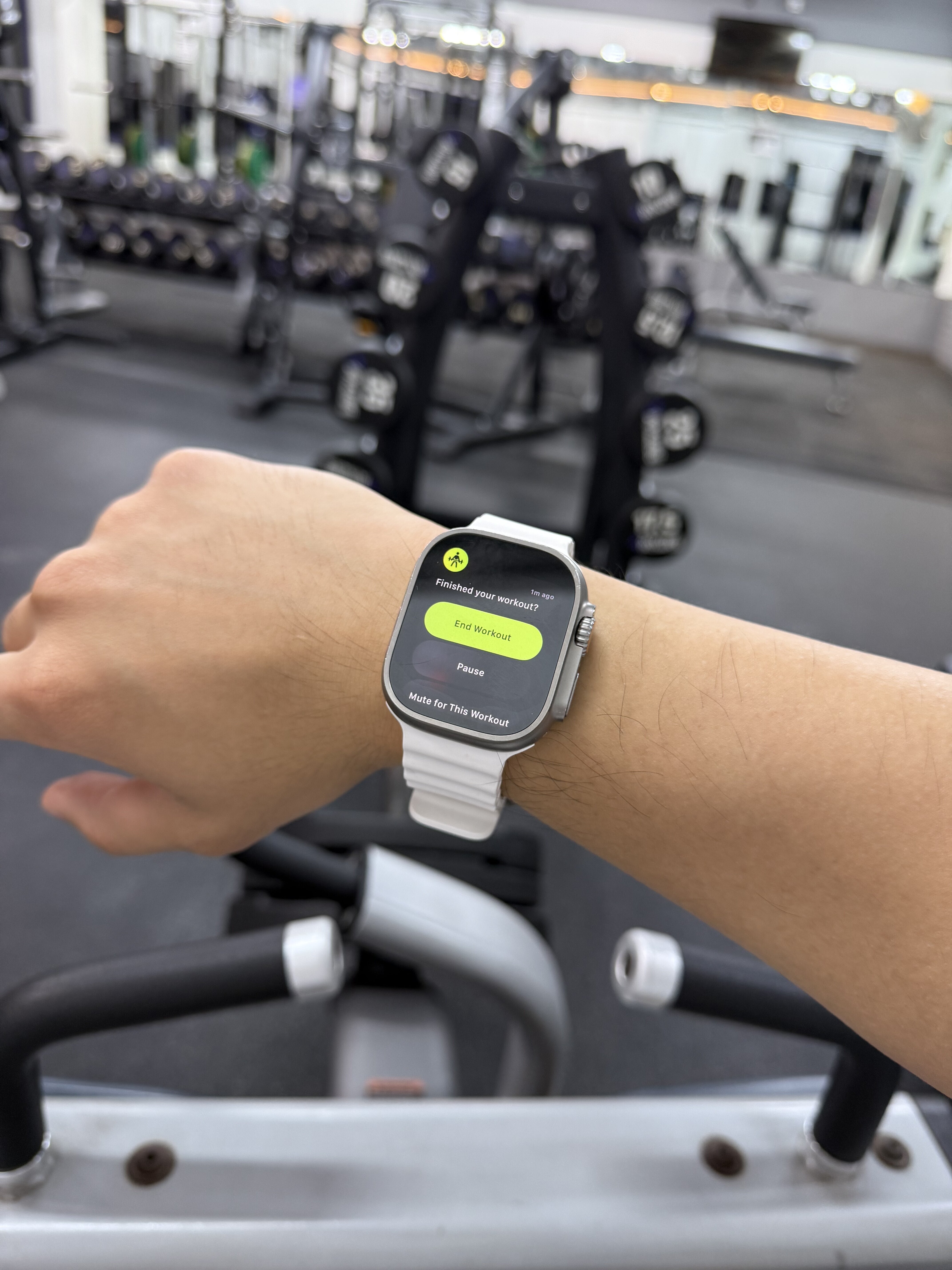 apple watch kept asking me to end my workout… no, i wasnt done yet! 😂