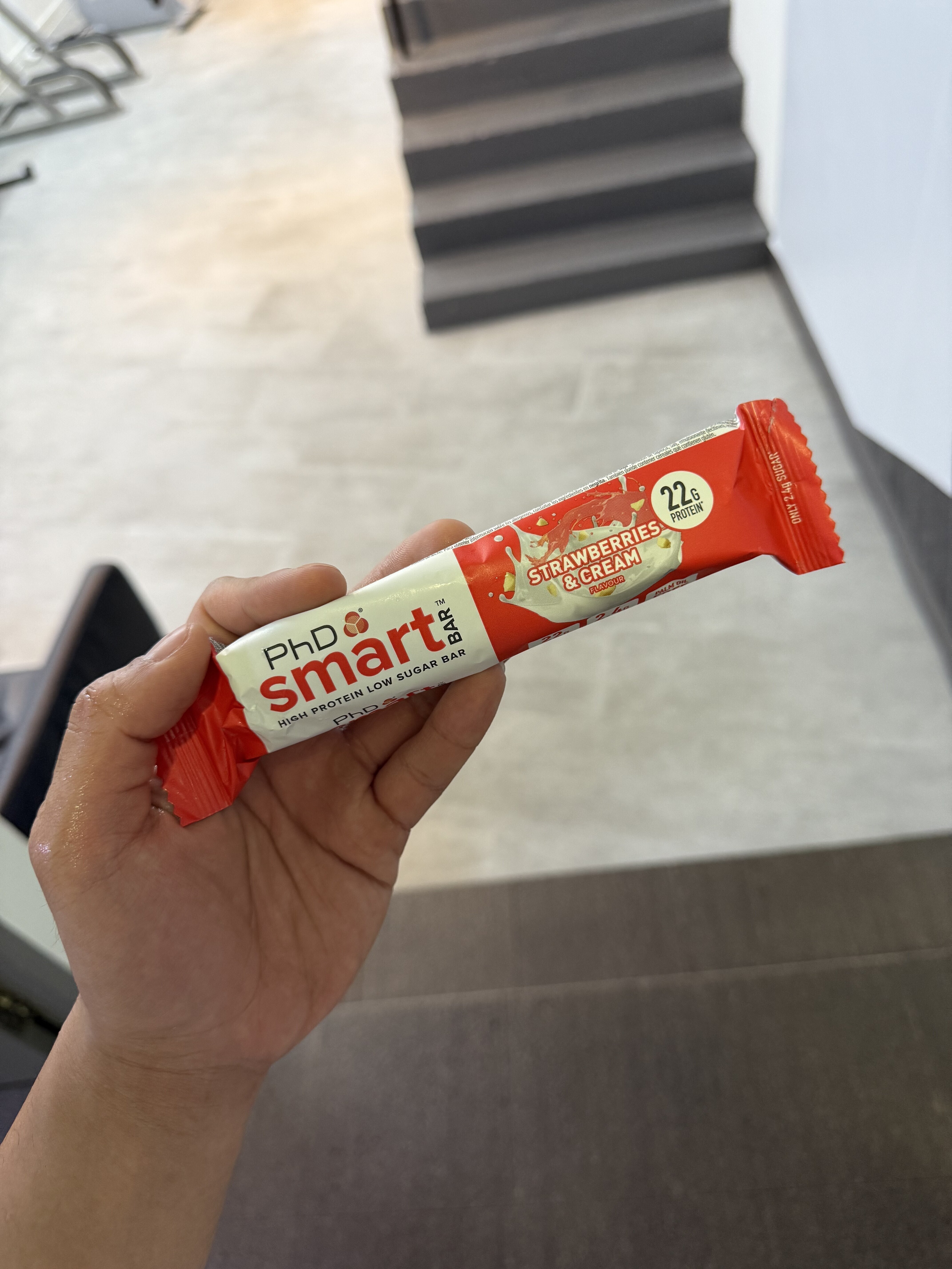 needed to up my protein intake-grabbed this 22g protein bar.