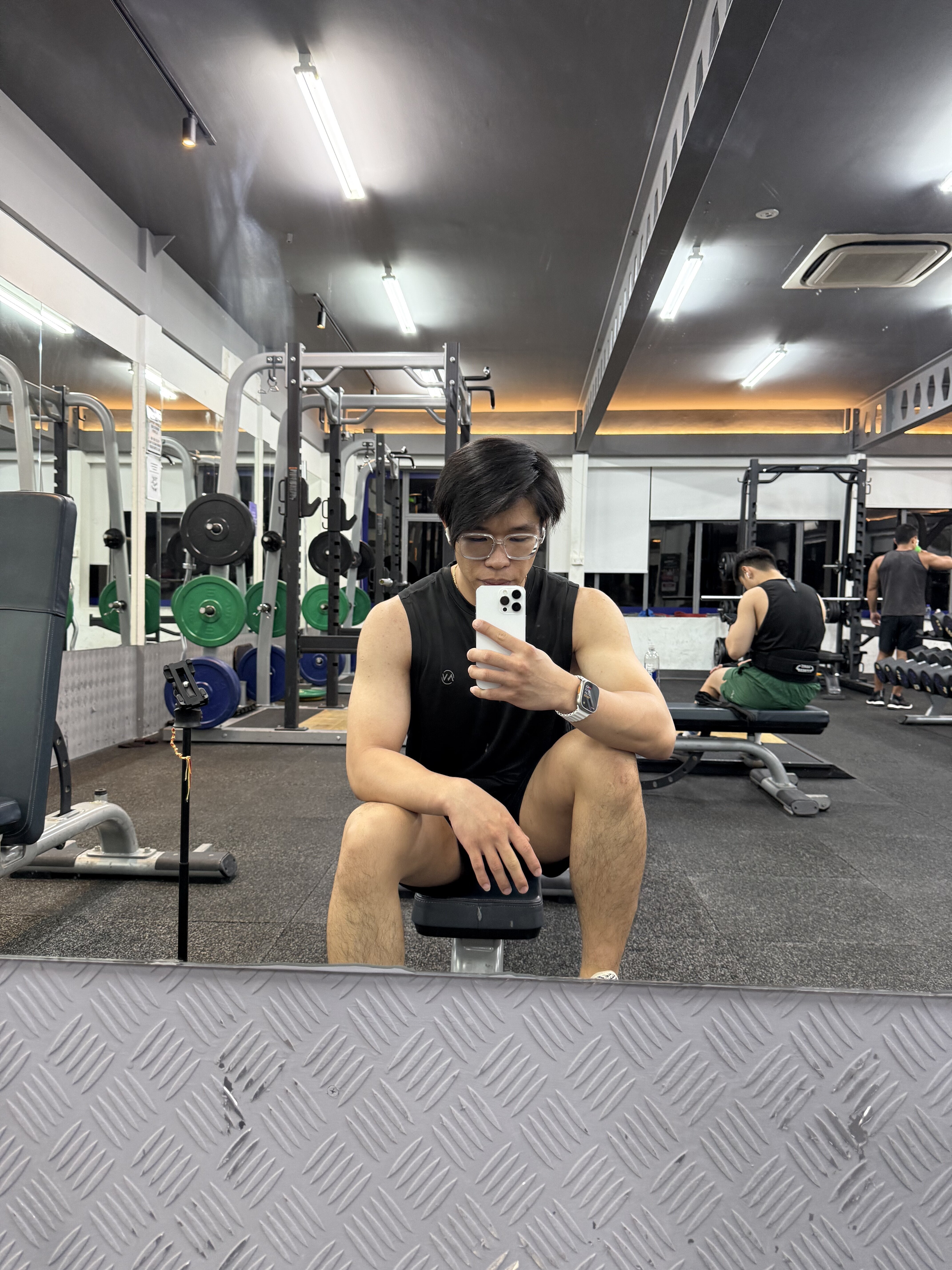 gym grind as usual-consistency was key.