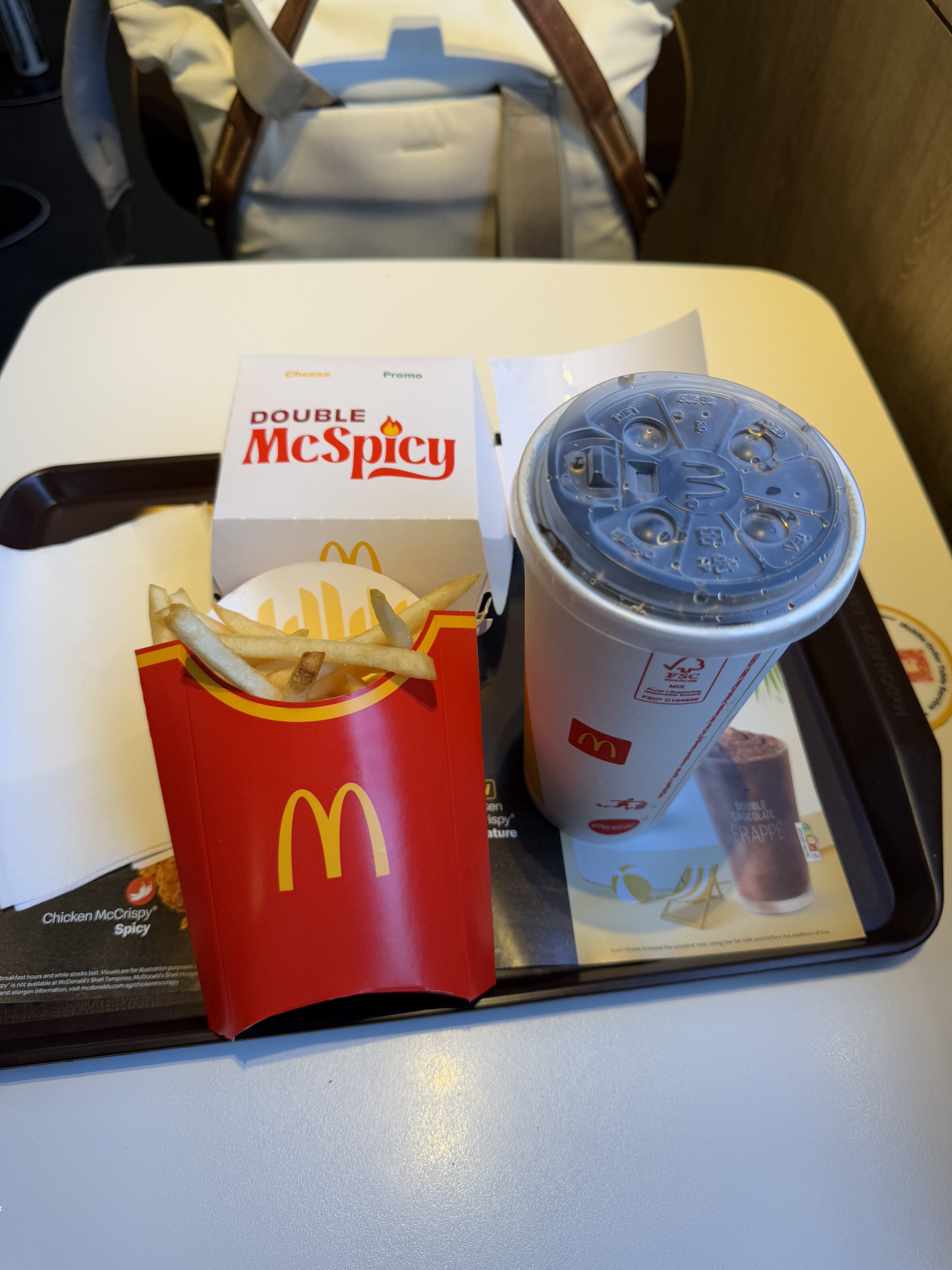 lunch craving hit-double mcspicy, no regrets.