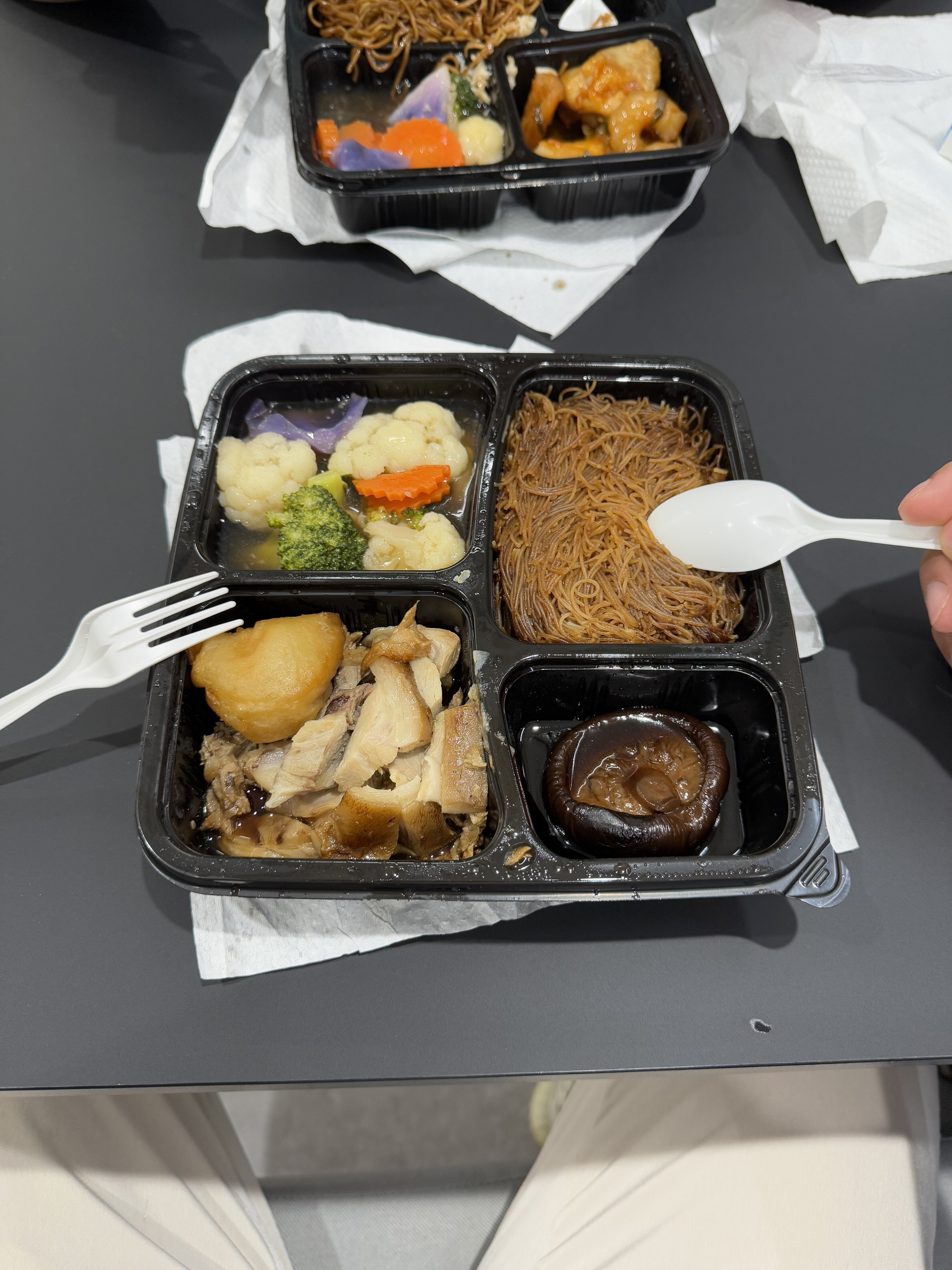 leftover lunch for dinner