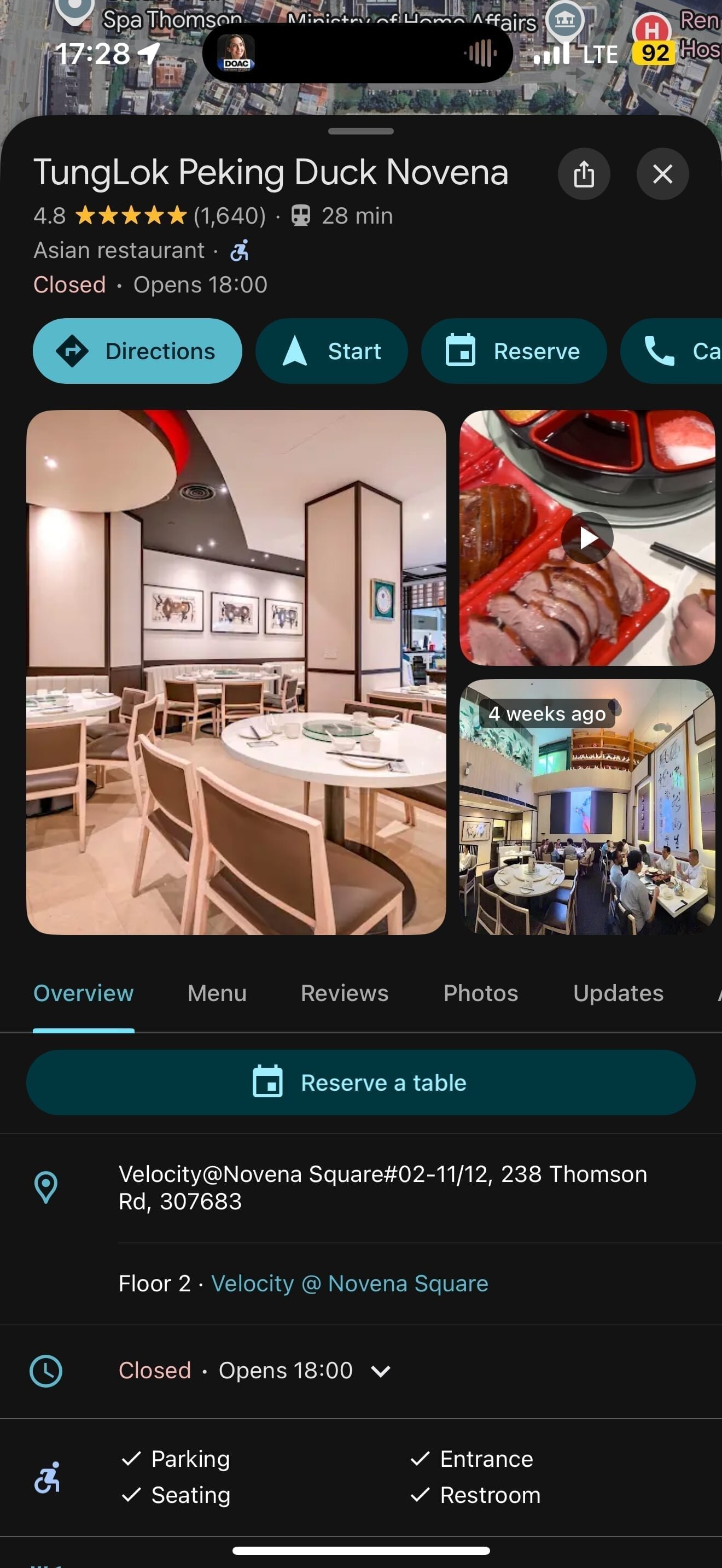 TungLok Peking Duck Novena!