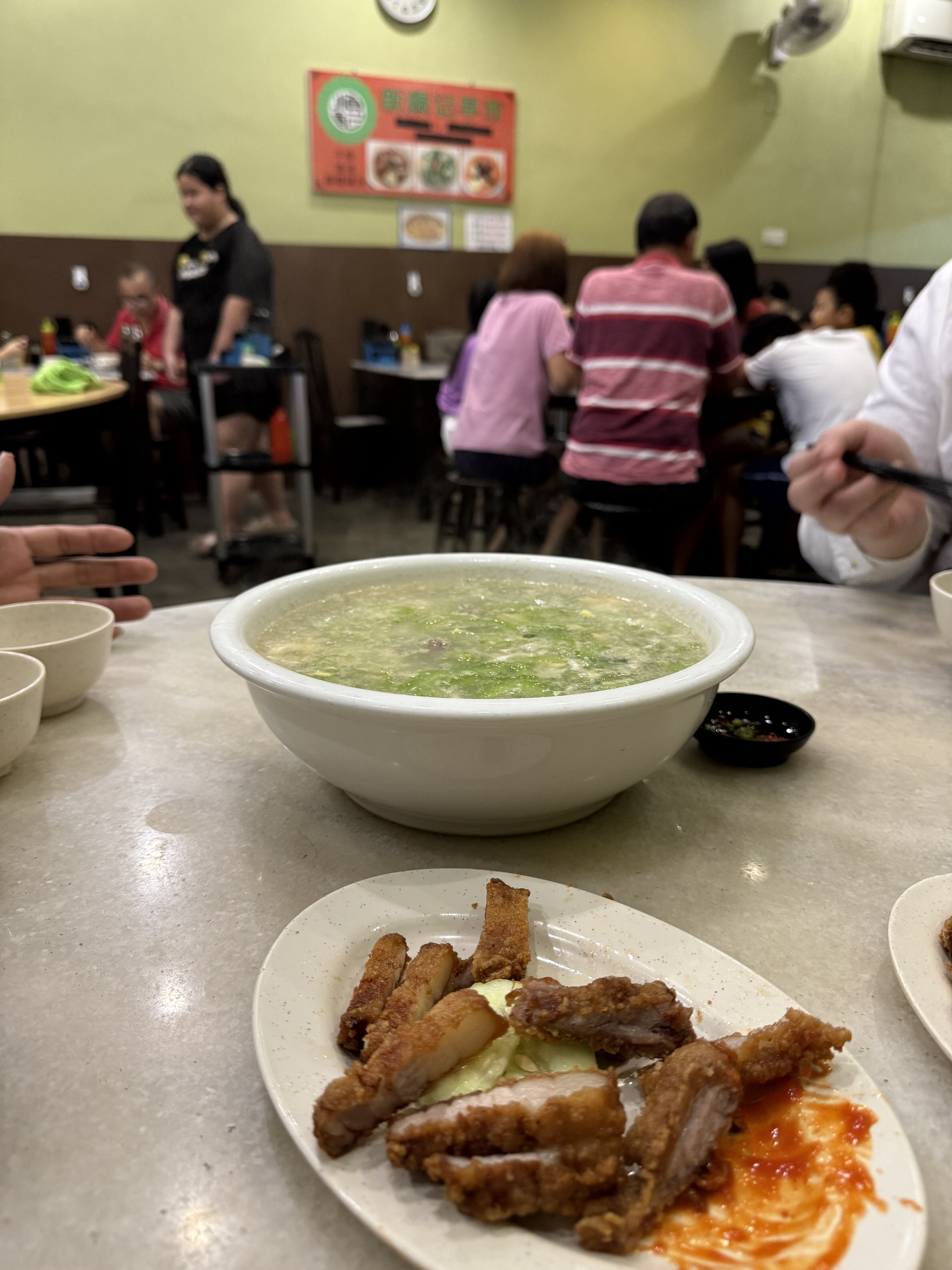 晚餐吃苦瓜汤！