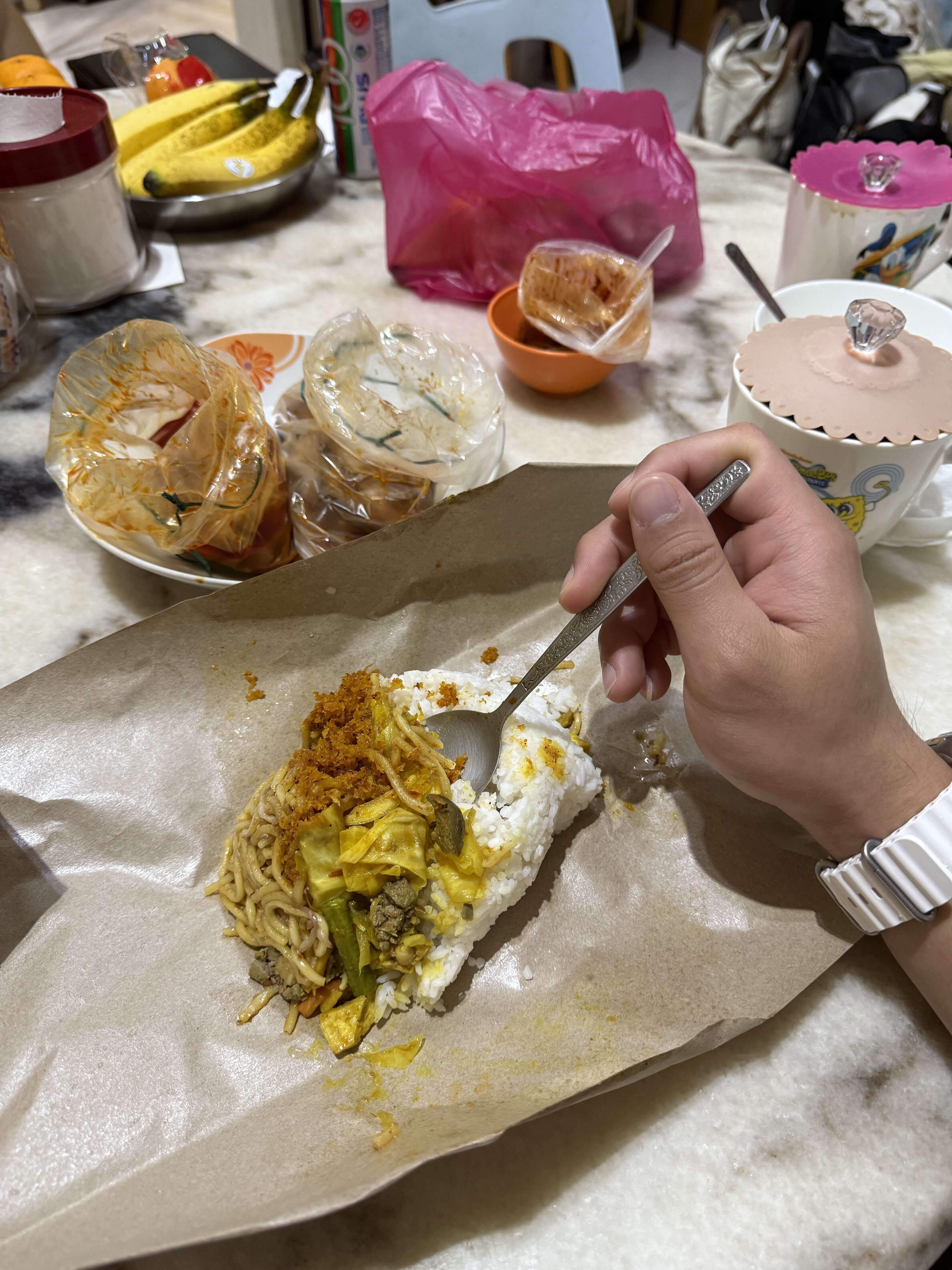 爸爸妈妈打包的马来人的食物——莫名的好吃