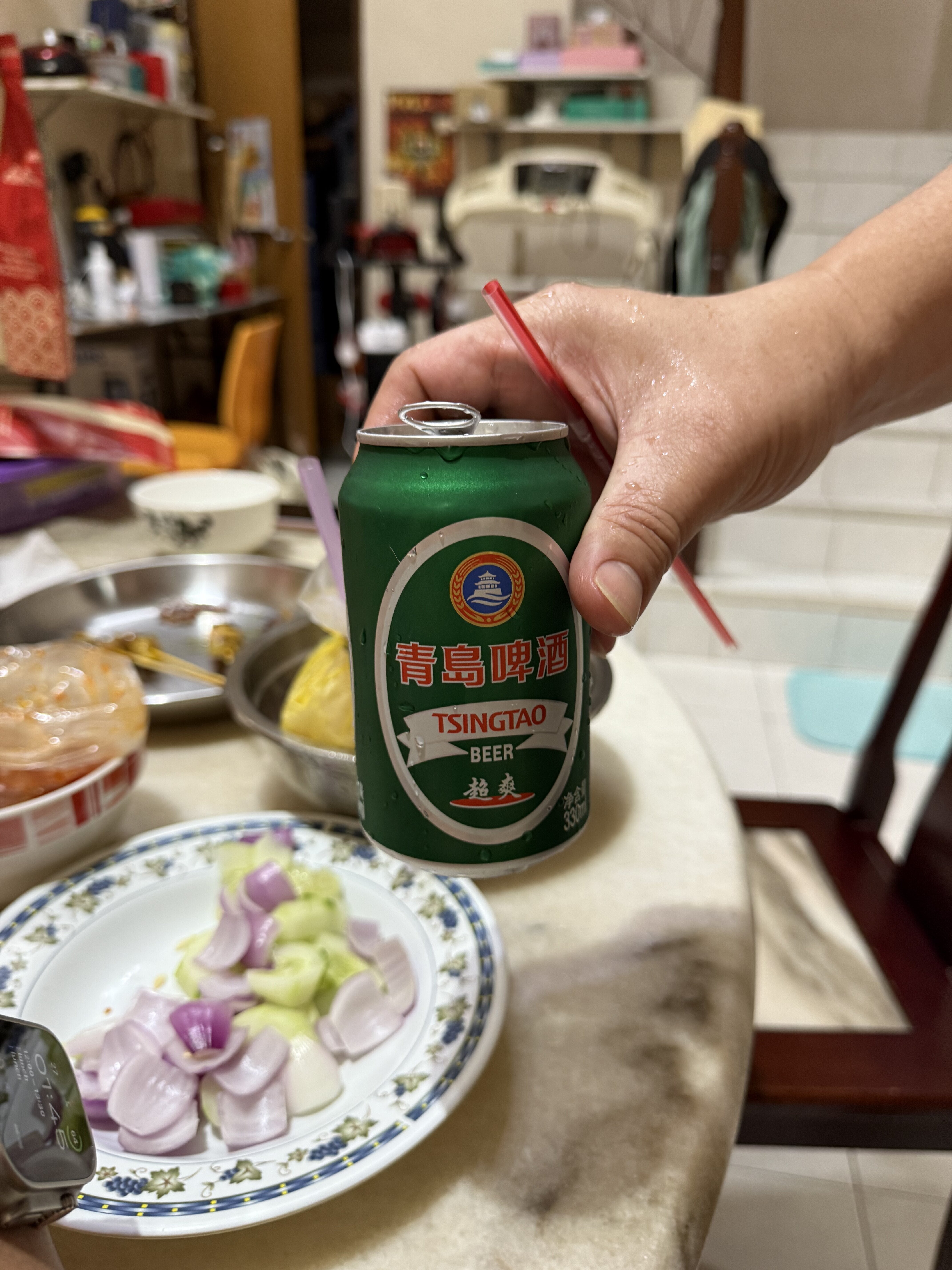 浅尝了一点这个啤酒！