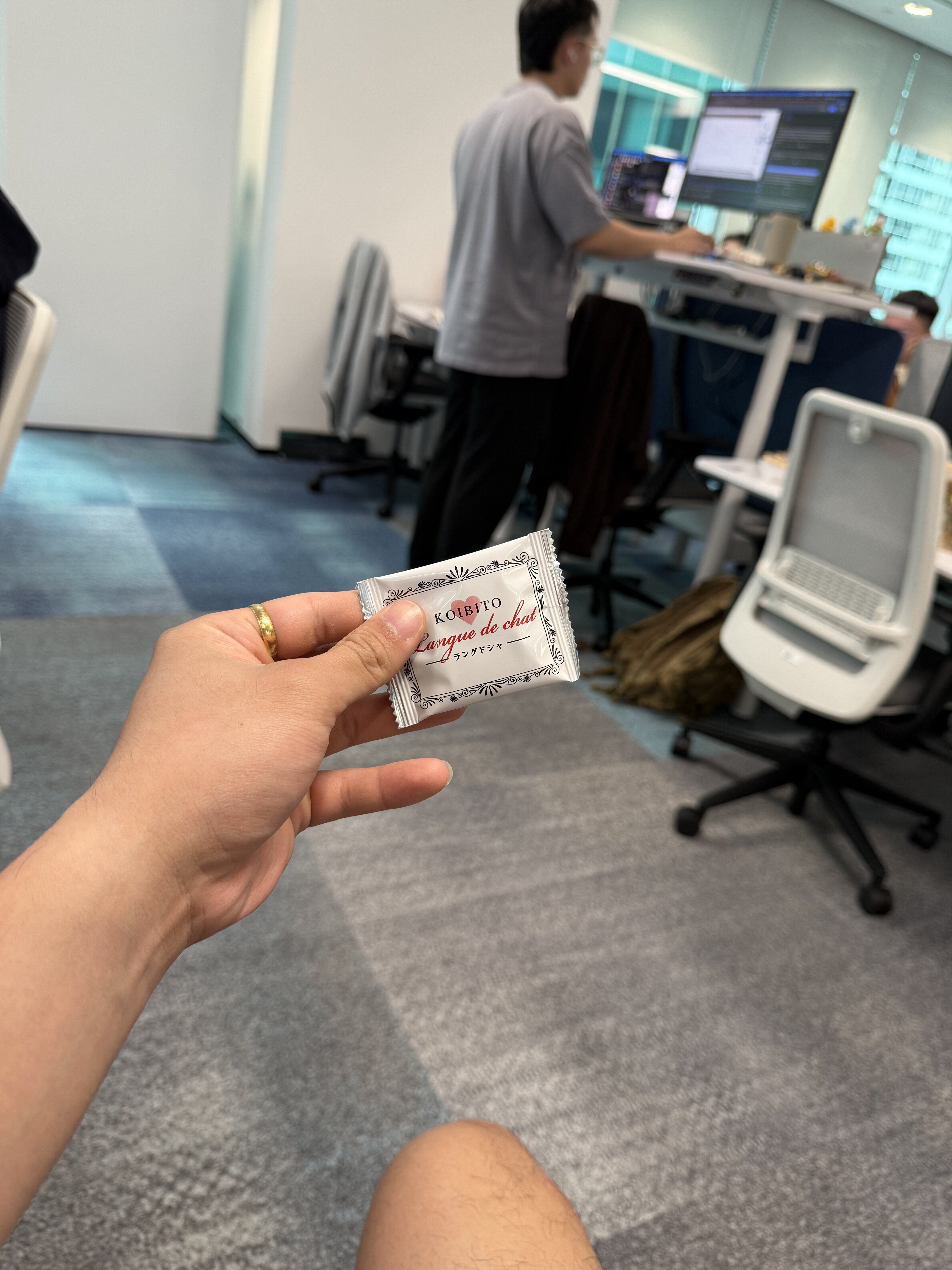 aw joven the biggest sohai bought us some snacks back from his japan trip