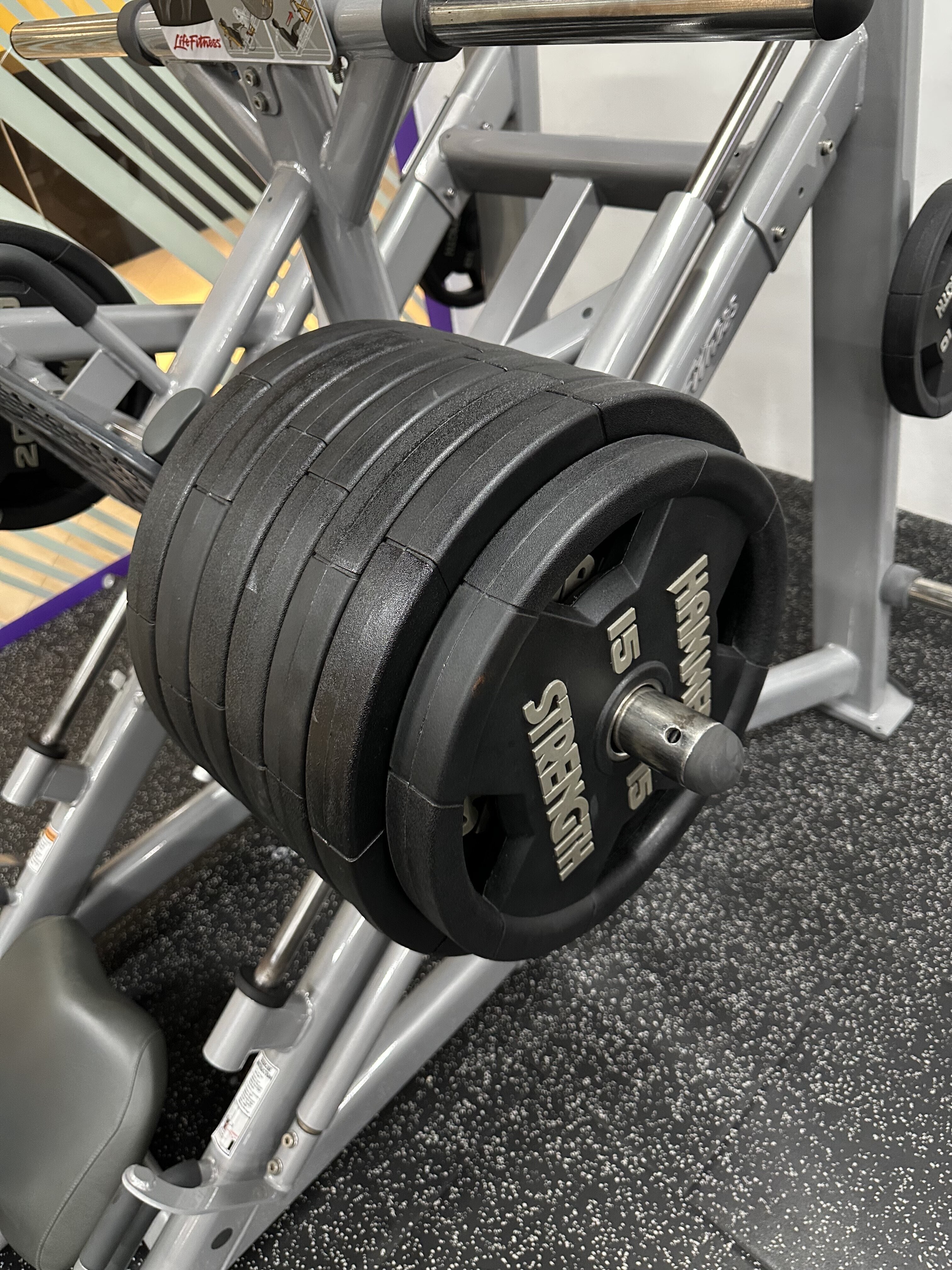 Back to 135kg per side.