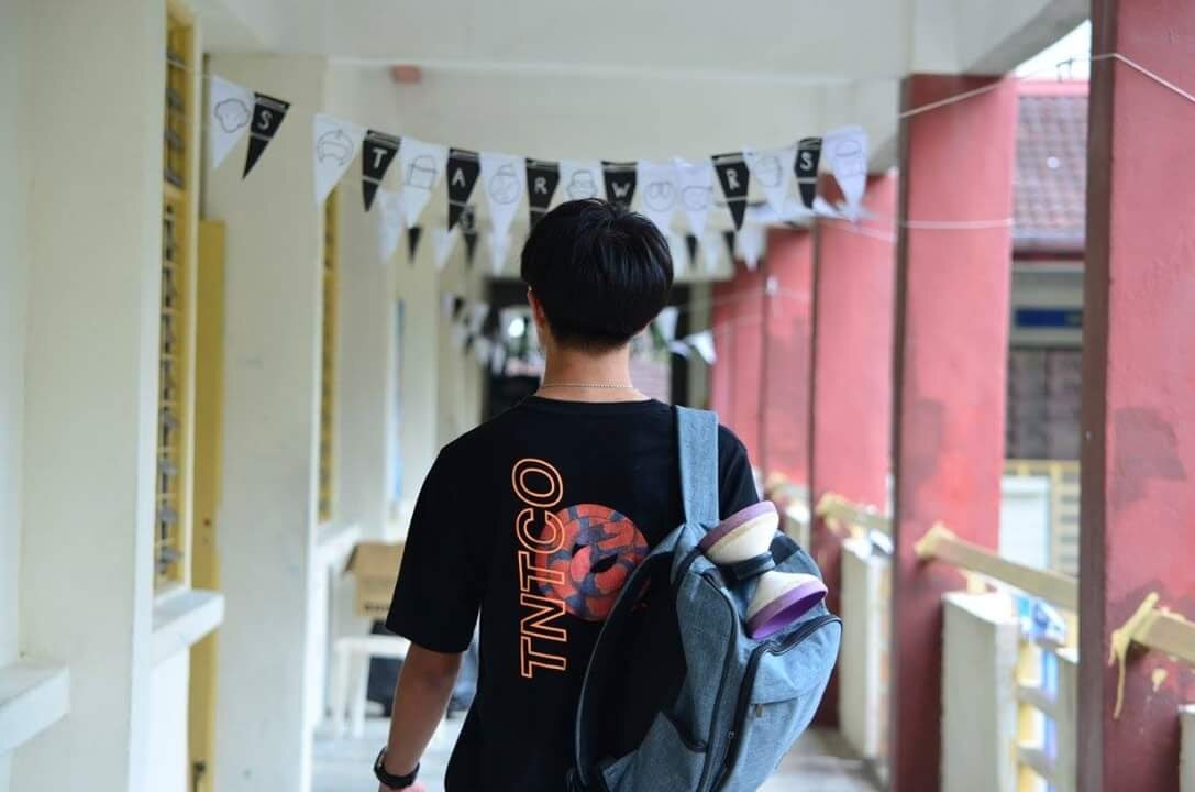 Captured by my brother, before we left the event … 🥺